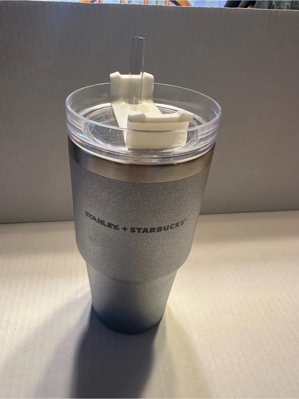 Stanley + Starbucks Silver Travel Tumbler